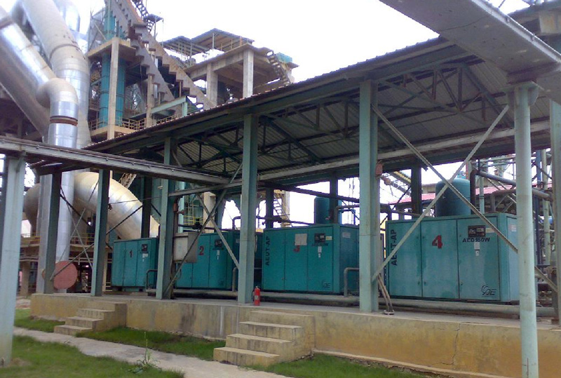 【華潤水泥（南寧）有限公司】8臺AED-160W(水冷式)艾能空壓機(jī)使用現(xiàn)場