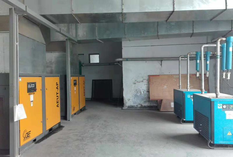 臨沂家紡項目艾能空壓機(jī)使用現(xiàn)場